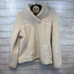The North Face Sherpa Pullover Cowl Neck Teddy Bear Fleece